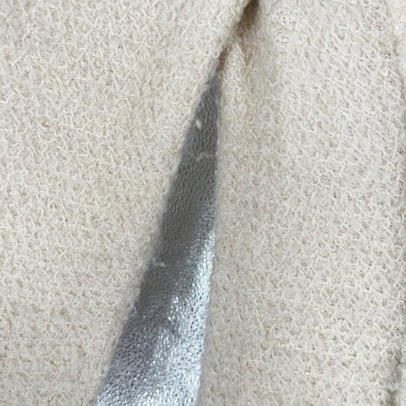 St. John Collection Cream Knit Double Breasted Blazer - Picture 6 of 9